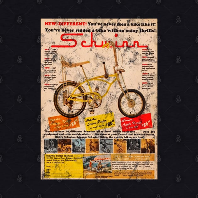 Vintage Schwinn Stingray Ad by offsetvinylfilm